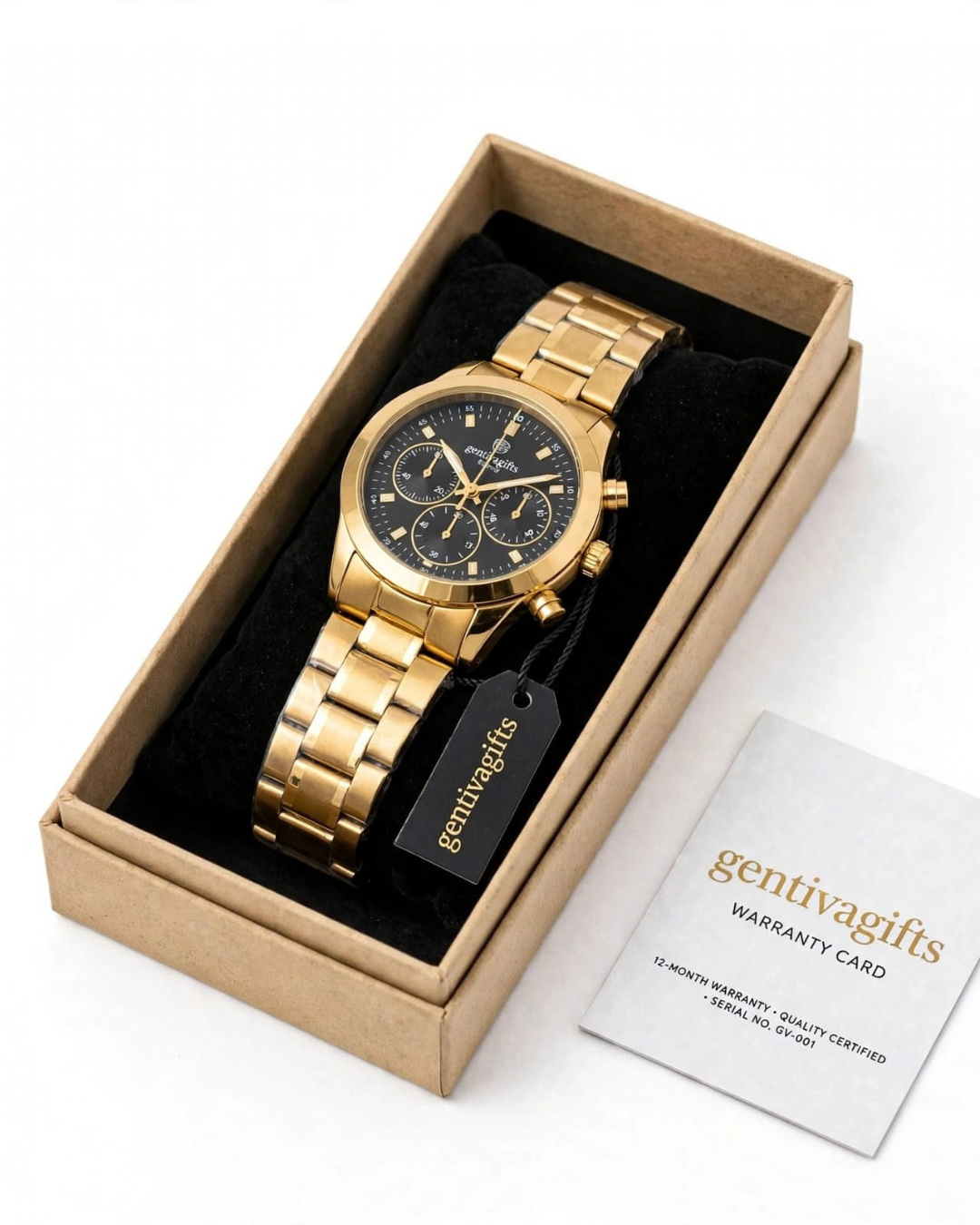 Classic Golden Men's Watch