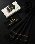 Luxury Black Men's Shawl